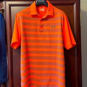 Under Armour Heatgear Performance Polo in really cool color with classic stripes